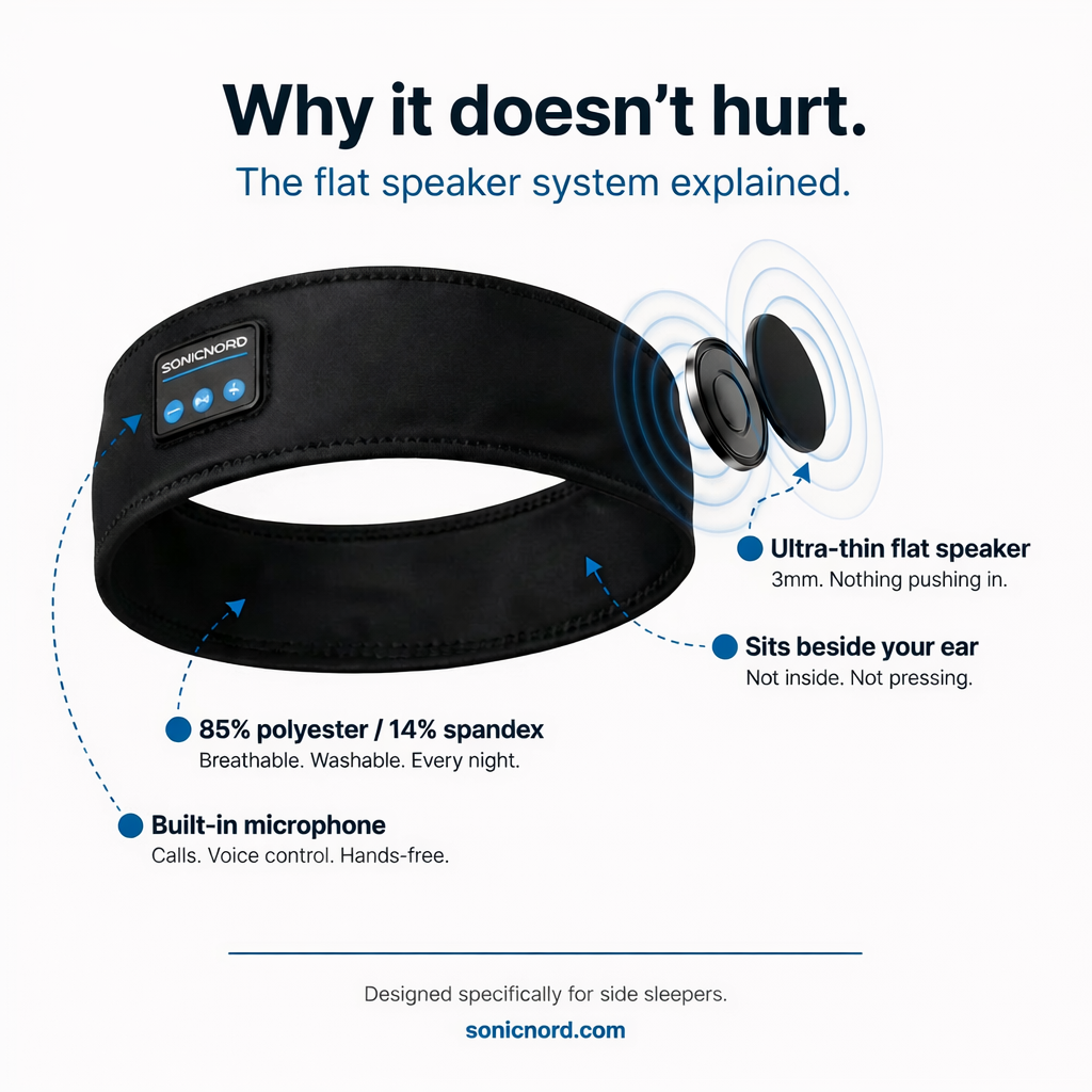 Sonicnord - Somniband Bluetooth Sleep Headphones 3.0