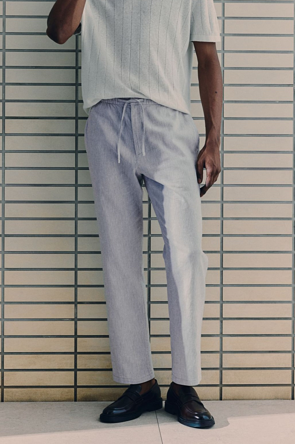 Elysian Heritage Cotton Linen Regular Classic Pants