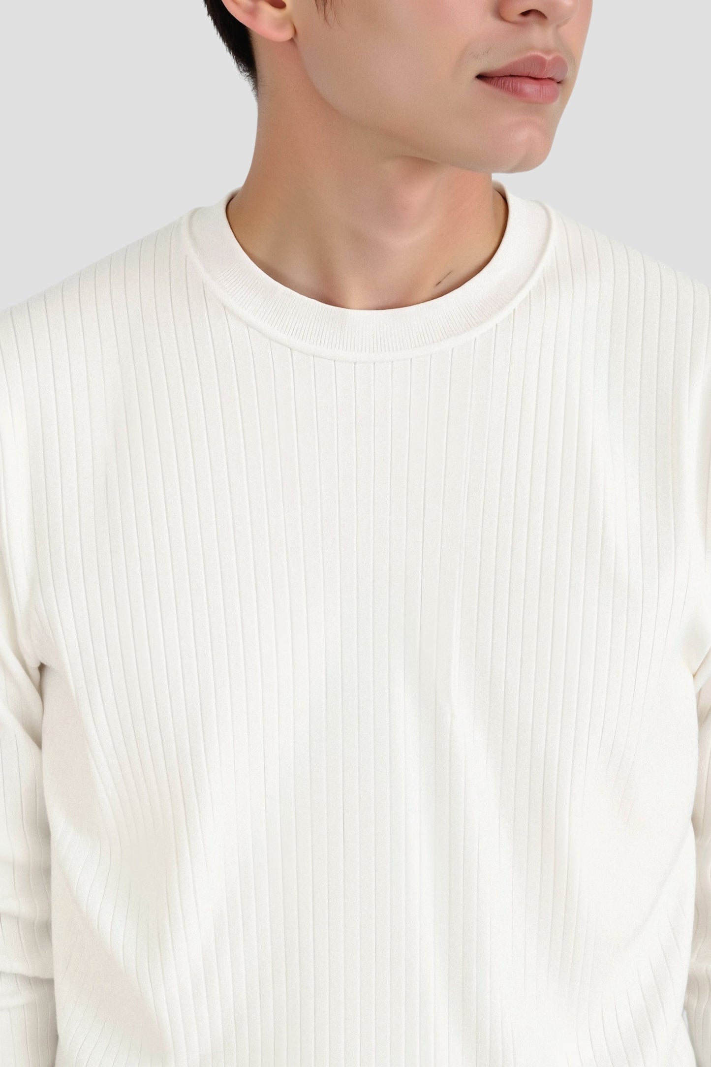 Averyton | Ribbed Knit Men's Long Sleeve Sweater