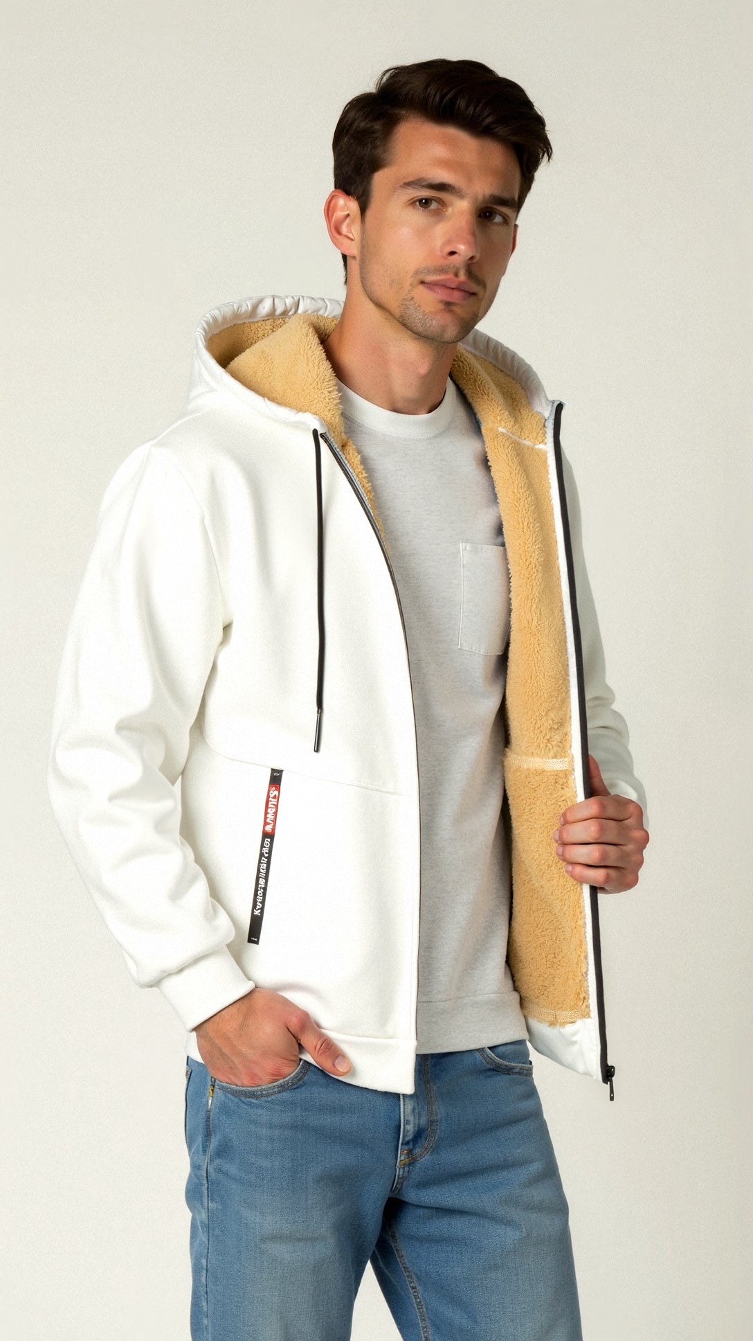 Heritage Elegance Padded Hoodie