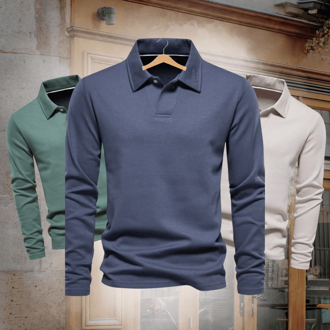 Chateau Long-Sleeve Polo Shirt