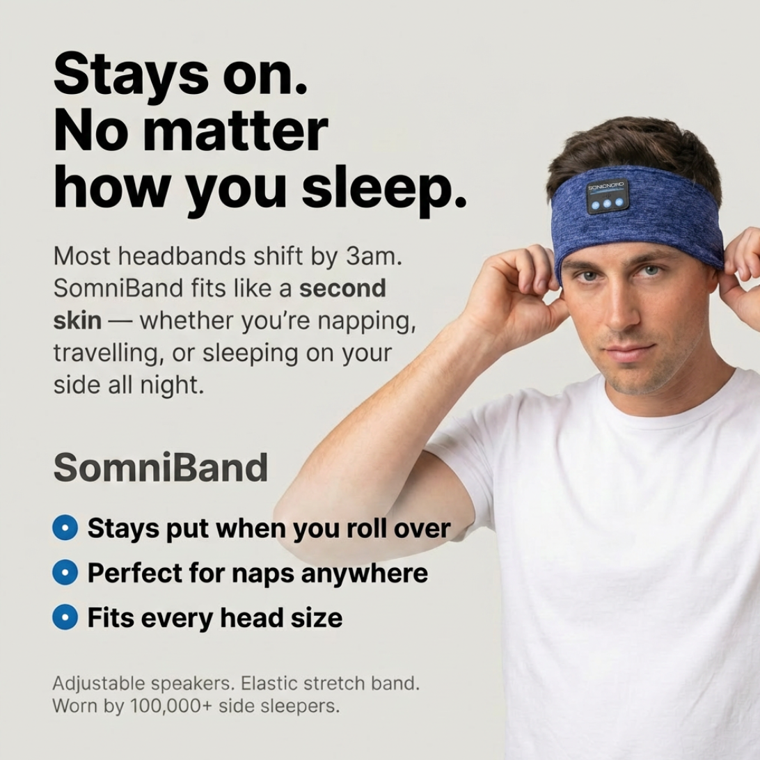 Sonicnord - Somniband Bluetooth Sleep Headphones 3.0