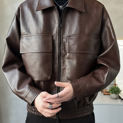 Saint Soul Men's Faux Leather Jacket