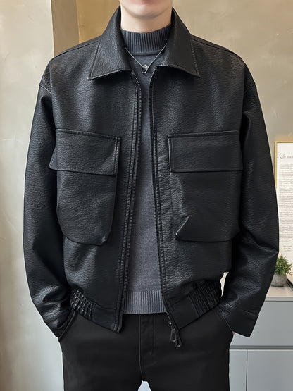 Saint Soul Men's Faux Leather Jacket