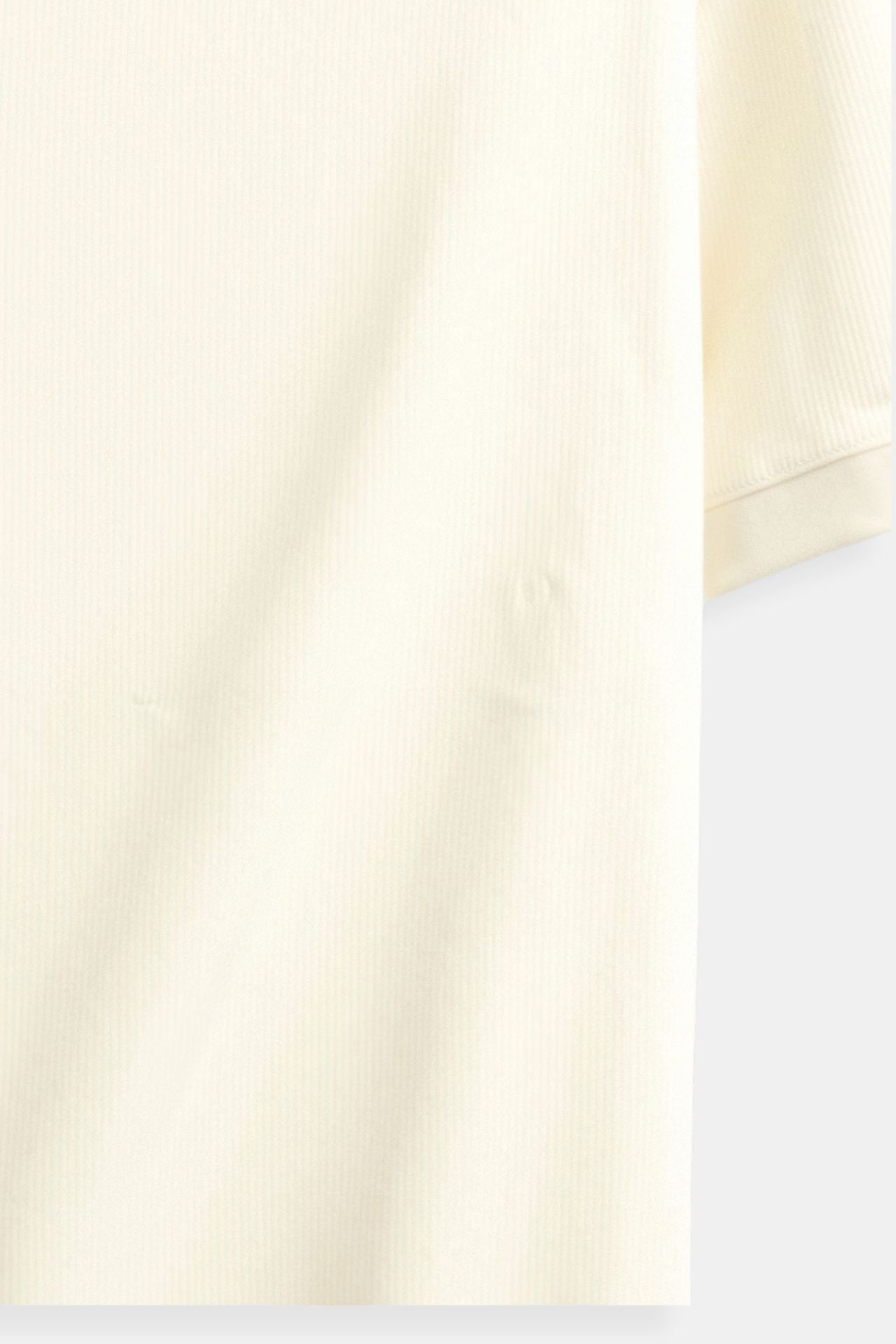 The Harrington Estate Wool Polo T-shirt with Texture