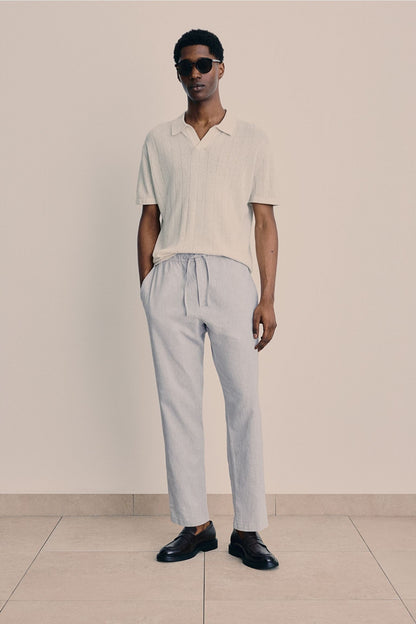 Elysian Heritage Cotton Linen Regular Classic Pants