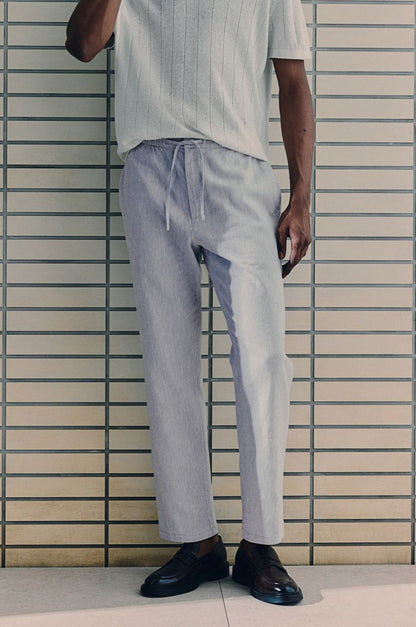 Elysian Heritage Cotton Linen Regular Classic Pants