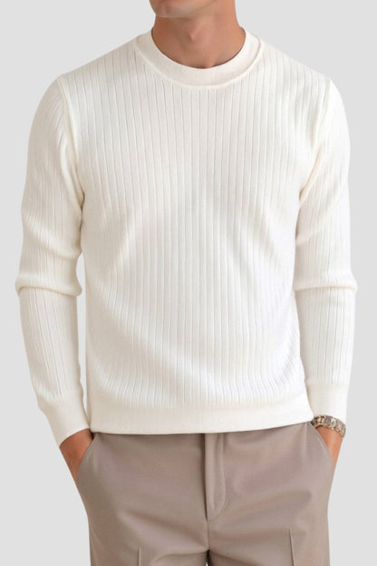 Averyton | Ribbed Knit Men's Long Sleeve Sweater