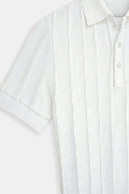 A Verry Nice Aesthetic Old Money Title That Sounds Really Professional En Fits In To The Store Saint Soul Polo with Vertical Stripe and Chic Appearance