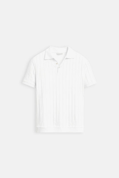 A Verry Nice Aesthetic Old Money Title That Sounds Really Professional En Fits In To The Store Saint Soul Polo with Vertical Stripe and Chic Appearance