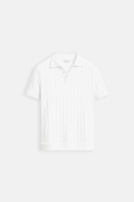 A Verry Nice Aesthetic Old Money Title That Sounds Really Professional En Fits In To The Store Saint Soul Polo with Vertical Stripe and Chic Appearance
