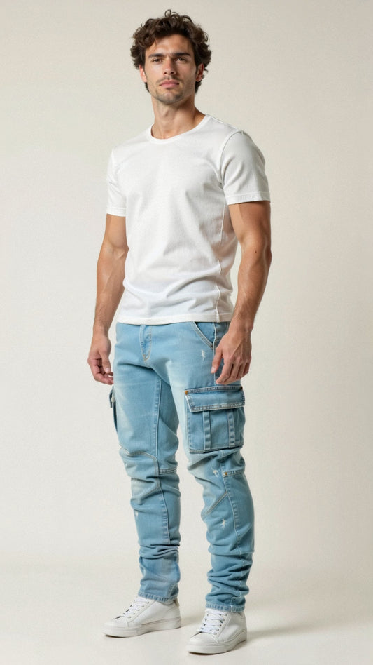 Montclair Stretchable Cargo Jeans