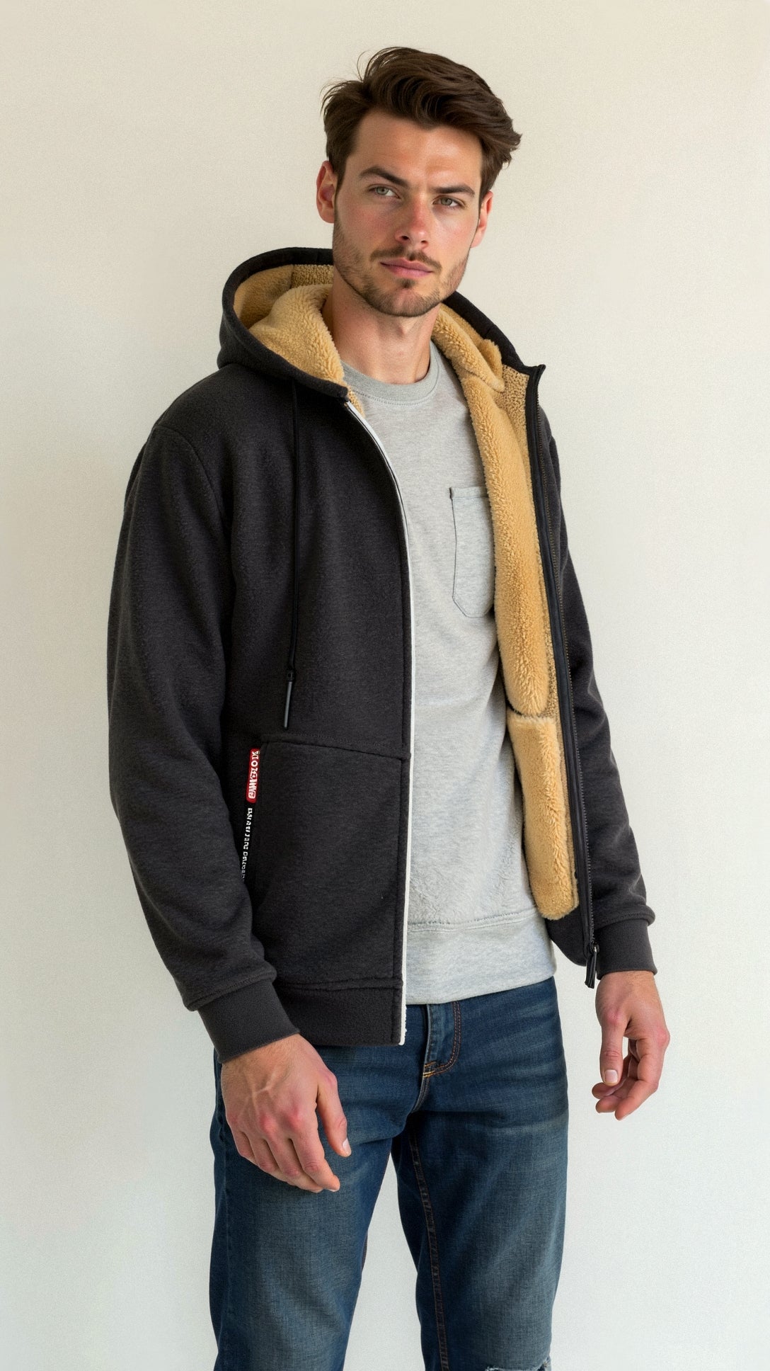 Heritage Elegance Padded Hoodie