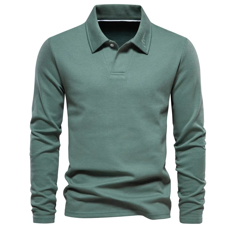 Chateau Long-Sleeve Polo Shirt